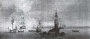 This is Manamy-s Picture of the opening of the first Eddystone Lighthouse in 1698 Monamy, Peter